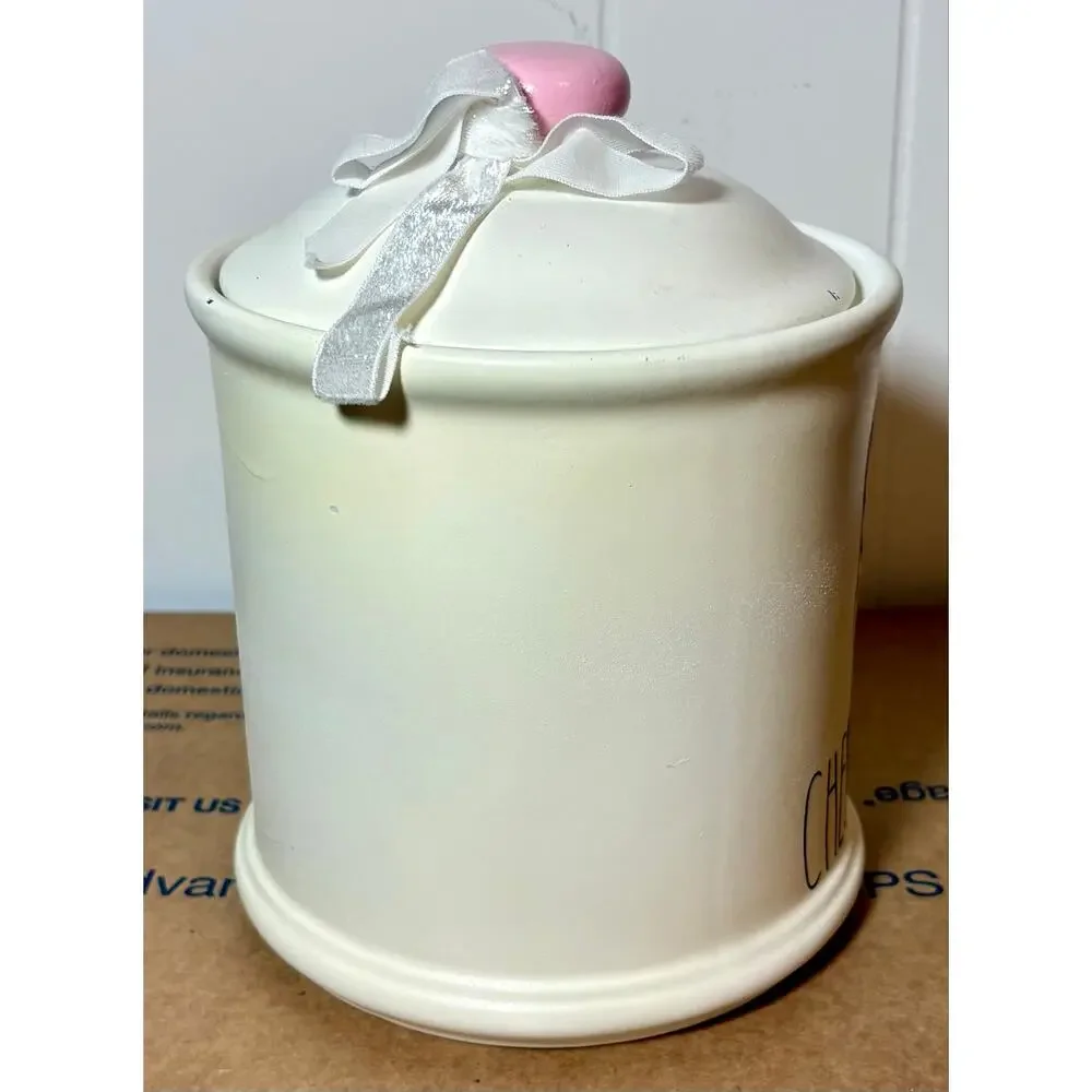 Alice in Wonderland Cheshire Cat Ceramic Canister Disney Rae Dunn Inspired